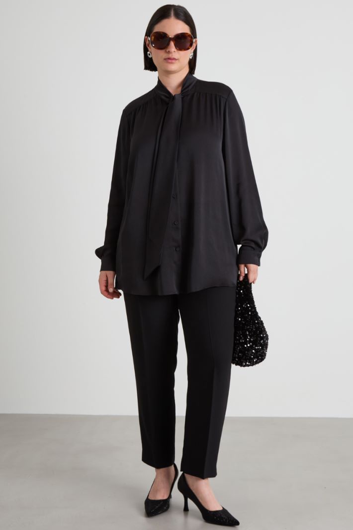 Crepe envers satin trousers Intrend