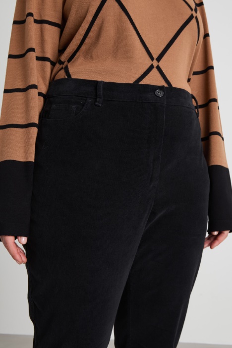 Pantaloni in velluto di cotone