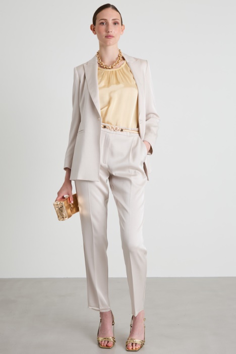 Shiny envers satin trousers Intrend