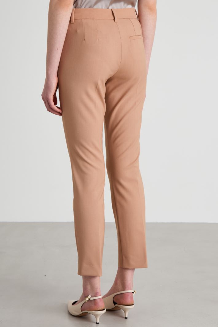 Pantaloni a sigaretta in lana Intrend - 3