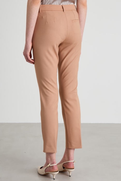 Pantalones pitillo de lana