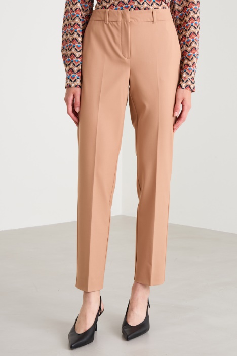 Pantaloni in tela stretch