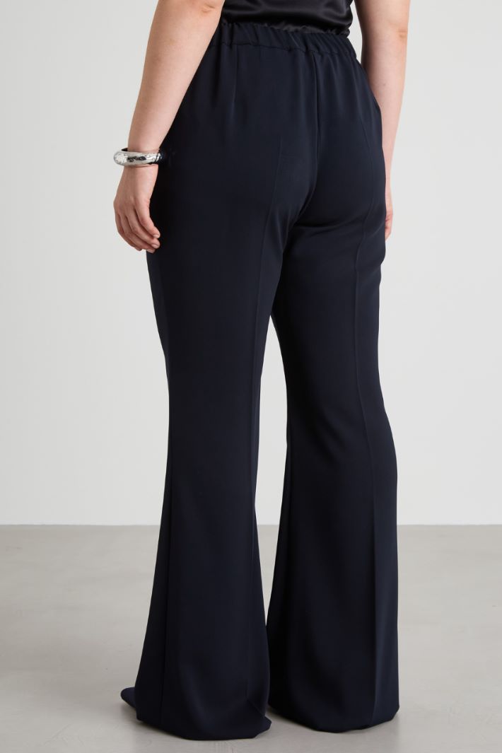 Pantaloni flare in cady Intrend - 3