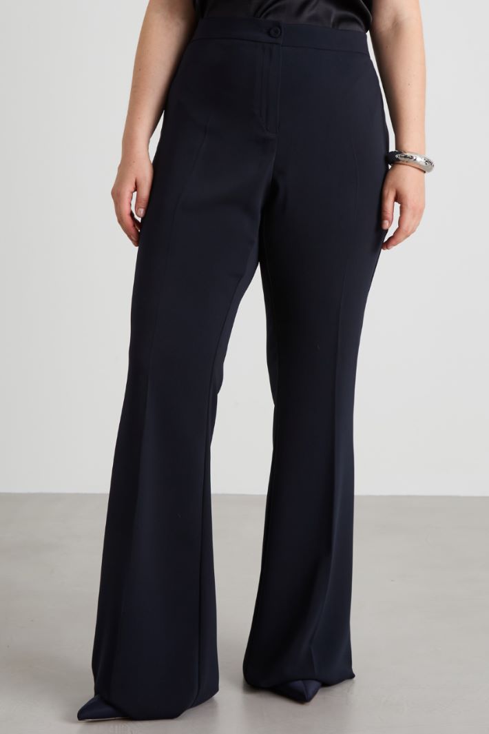 Pantaloni flare in cady Intrend - 2