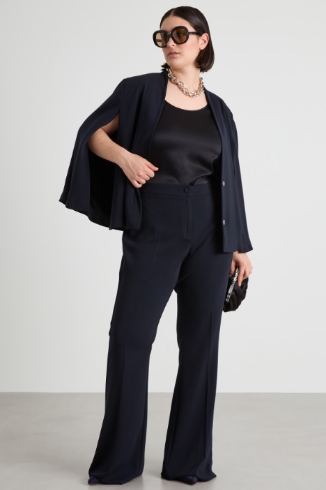 Pantaloni flare in cady Intrend