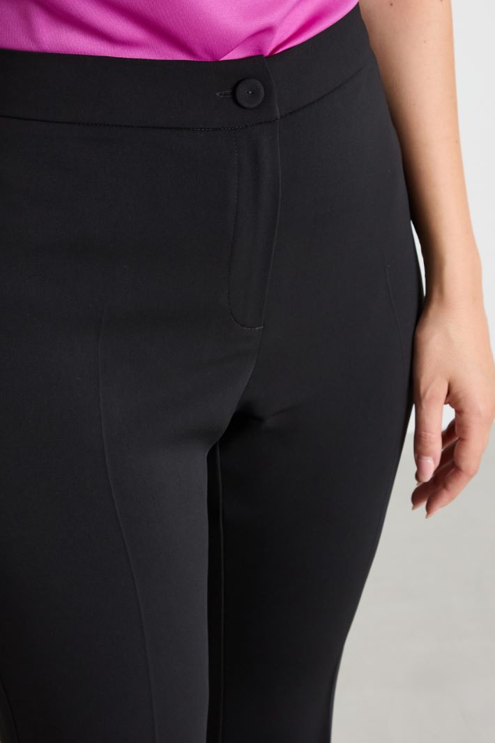 Pantaloni flare in cady Intrend - 4