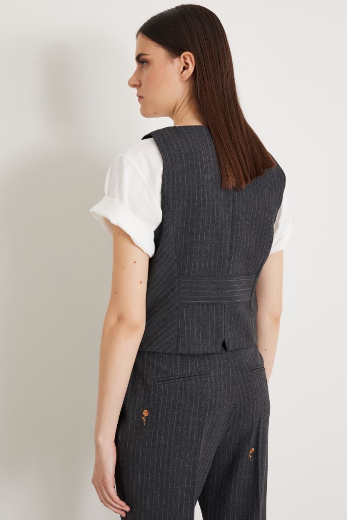 Gilet gessato