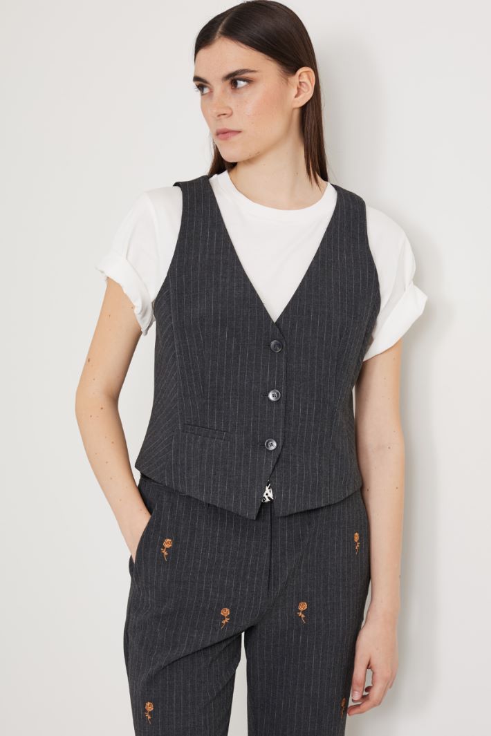 Gilet gessato