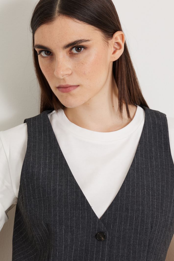 Gilet gessato