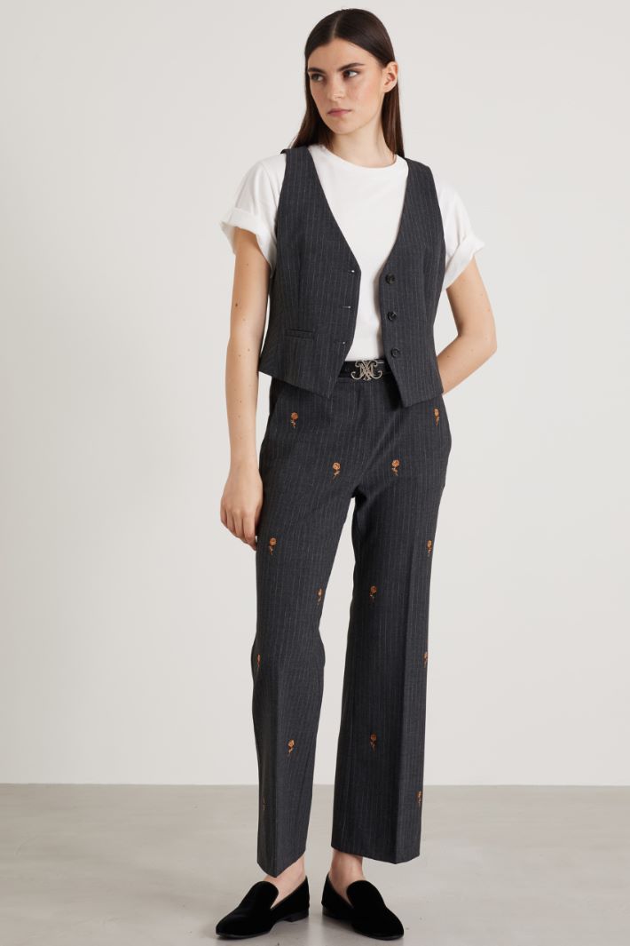 Gilet gessato