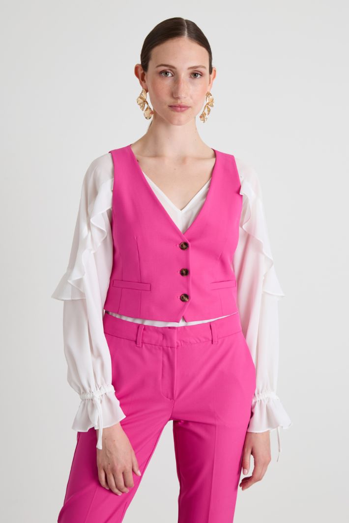 Gilet in tela Intrend