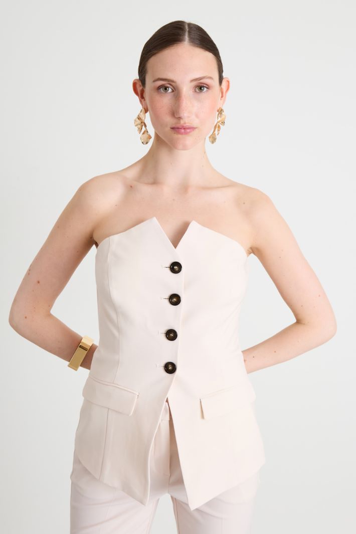 Wool sleeveless top Intrend
