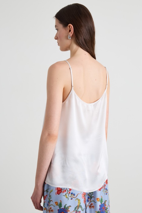 Top lingerie in raso