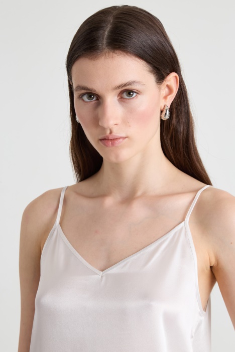 Top lingerie in raso