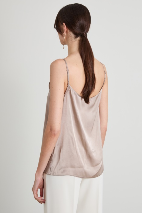 Top lingerie in raso