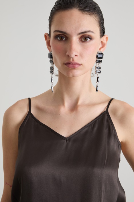 Top lingerie in raso