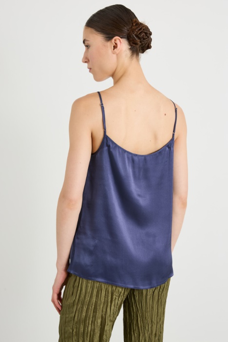 Top lingerie in raso