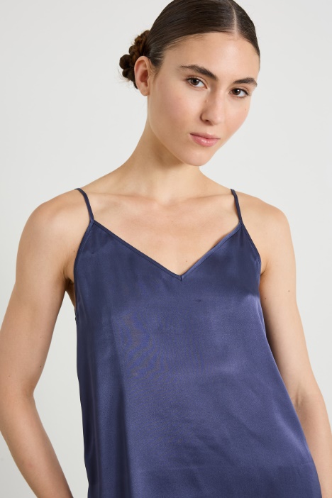 Top lingerie in raso