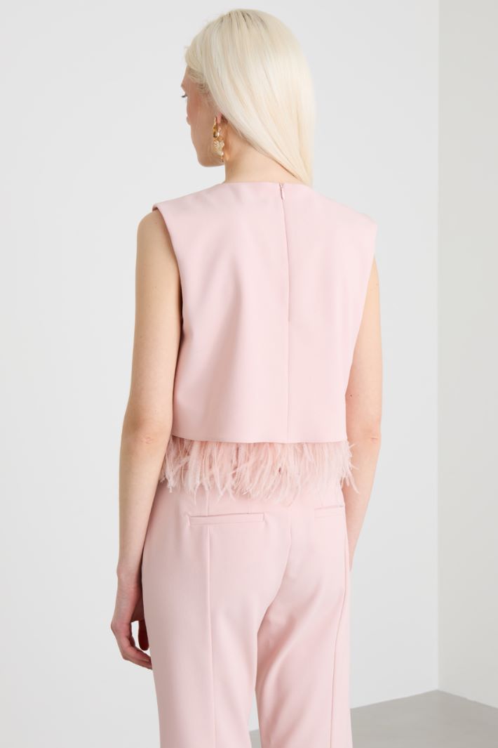 Feather-detail top Intrend - 2