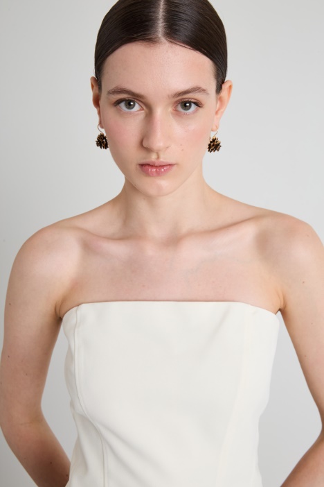 Bustier in crépe