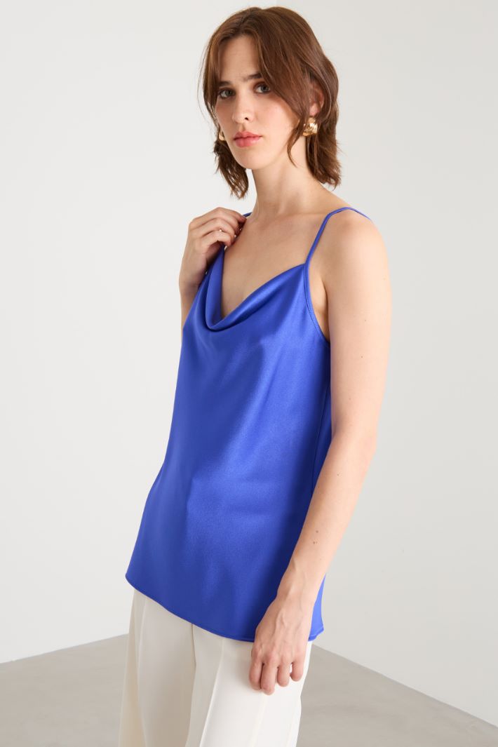 Draped neck top Intrend - 2