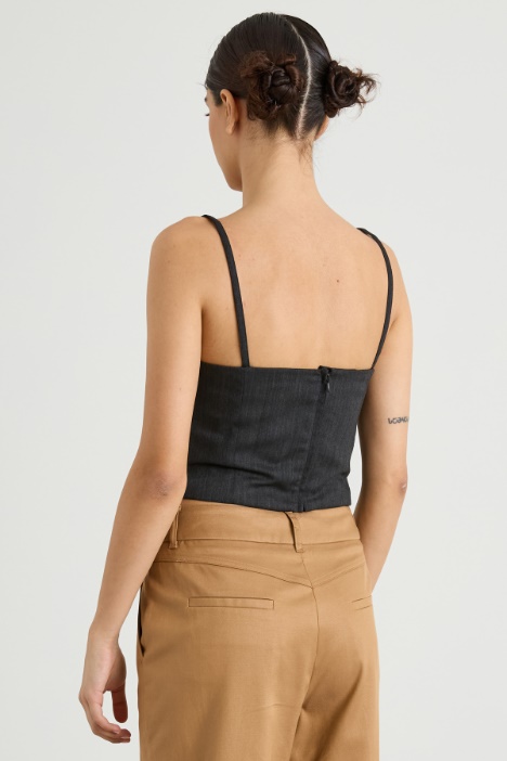 Bustier cropped