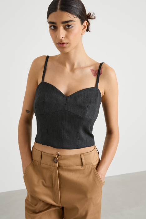 Cropped corset Intrend