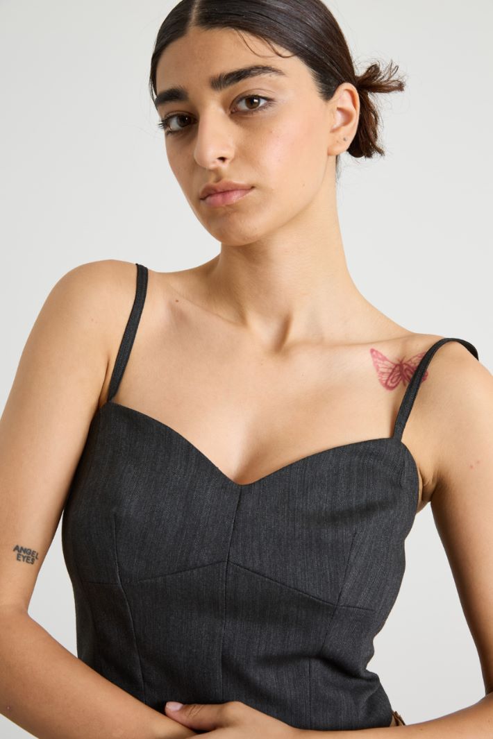 Bustier cropped