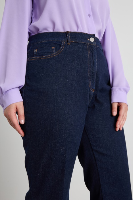 Flared denim trousers Intrend - 2