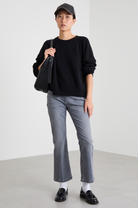 Flared cropped jeans Intrend