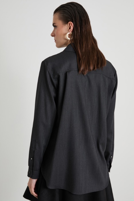 Camicia in grisaglia