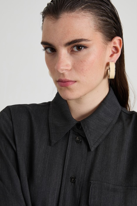 Camicia in grisaglia