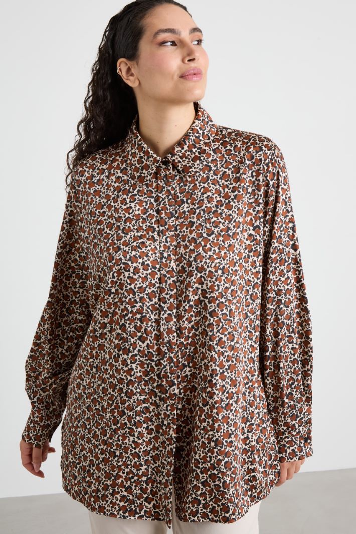 Patterned twill tunic Intrend