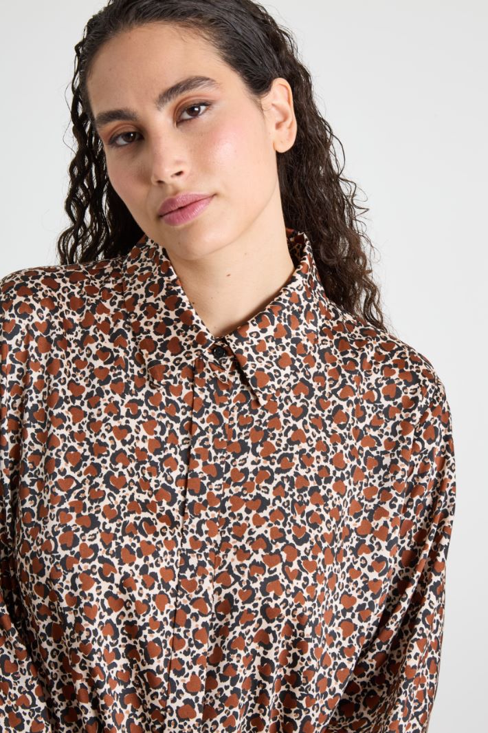 Patterned twill tunic Intrend - 4