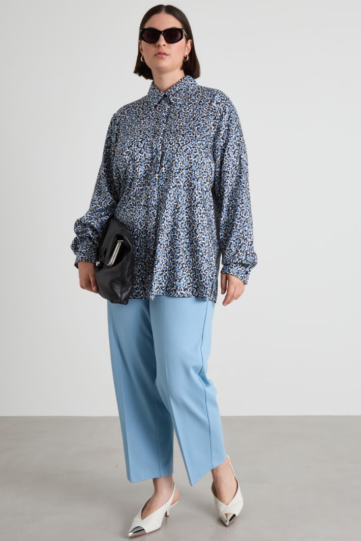 Patterned twill tunic Intrend - 3