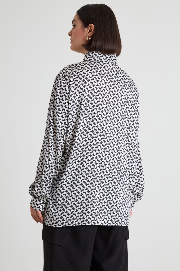 Patterned twill tunic Intrend - 2