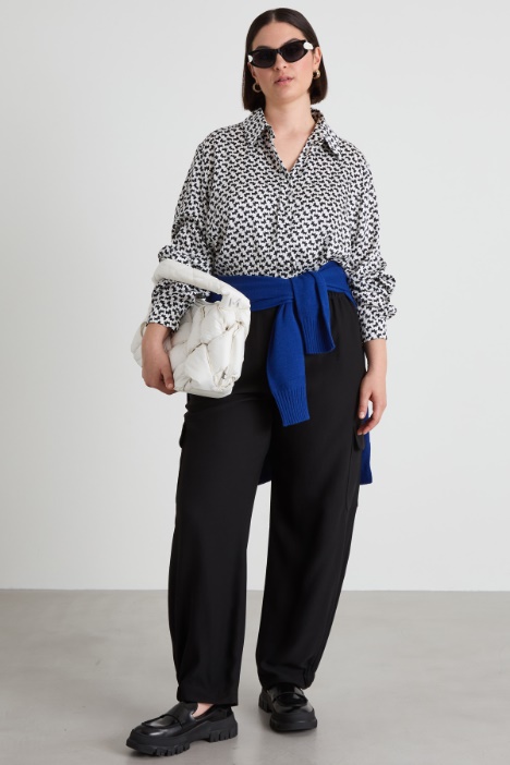 Patterned twill tunic Intrend