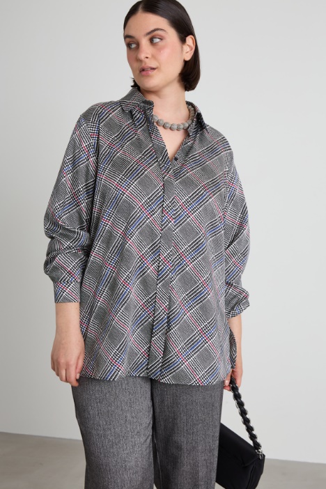 Patterned twill tunic Intrend