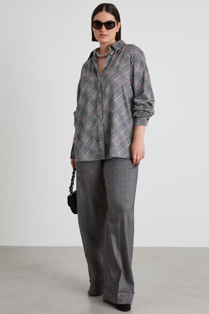 Patterned twill tunic Intrend - 3