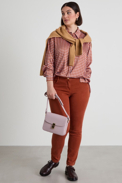Camicia in twill stampato Intrend