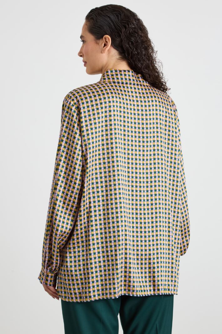 Printed twill shirt Intrend - 2