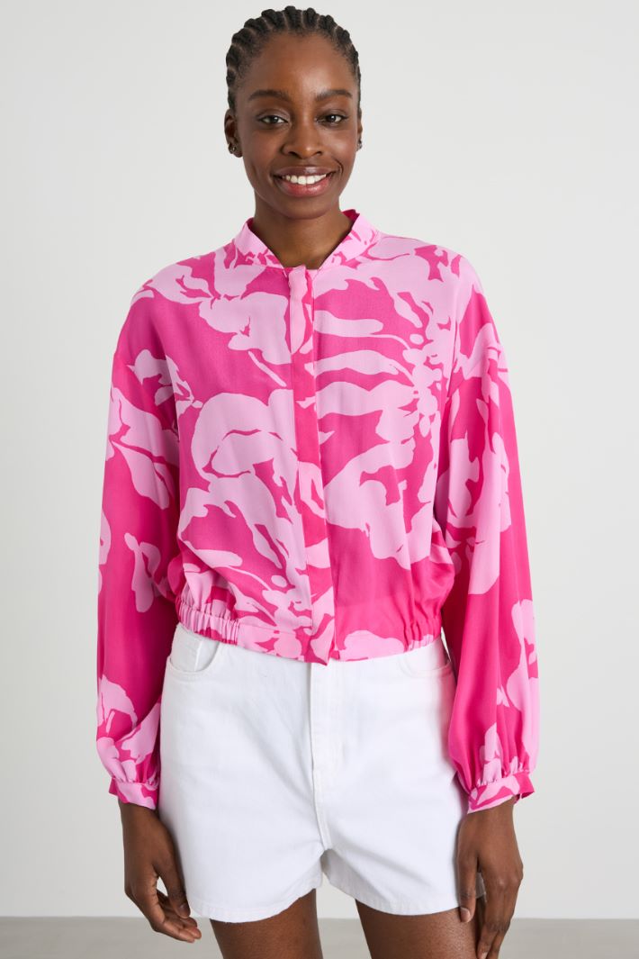 Shirt with elasticated hem Intrend