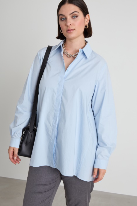 Cotton poplin shirt Intrend