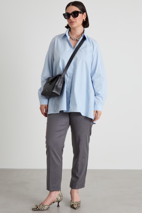 Cotton poplin shirt Intrend