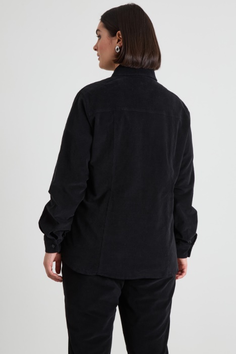 Camicia in velluto di cotone