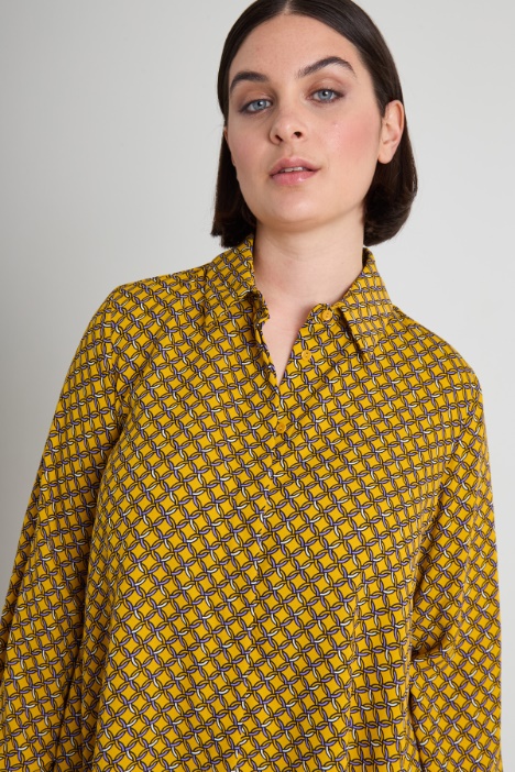 Camicia in cady fluido