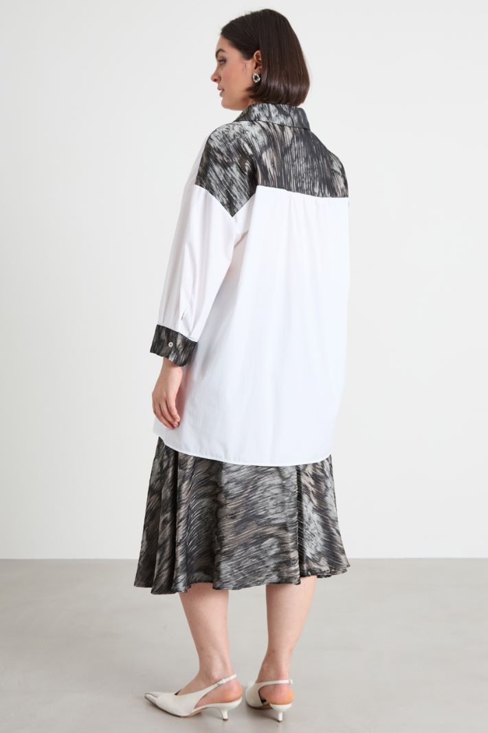 Cotton poplin shirt Intrend - 2
