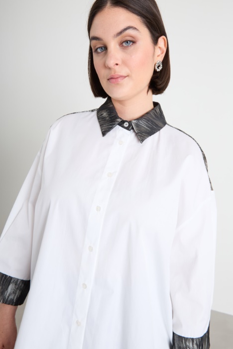 Camisa de popelina de algodón