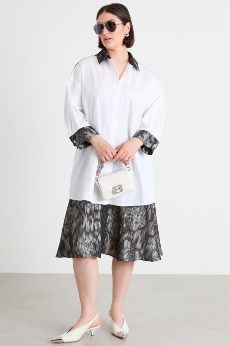 Cotton poplin shirt Intrend