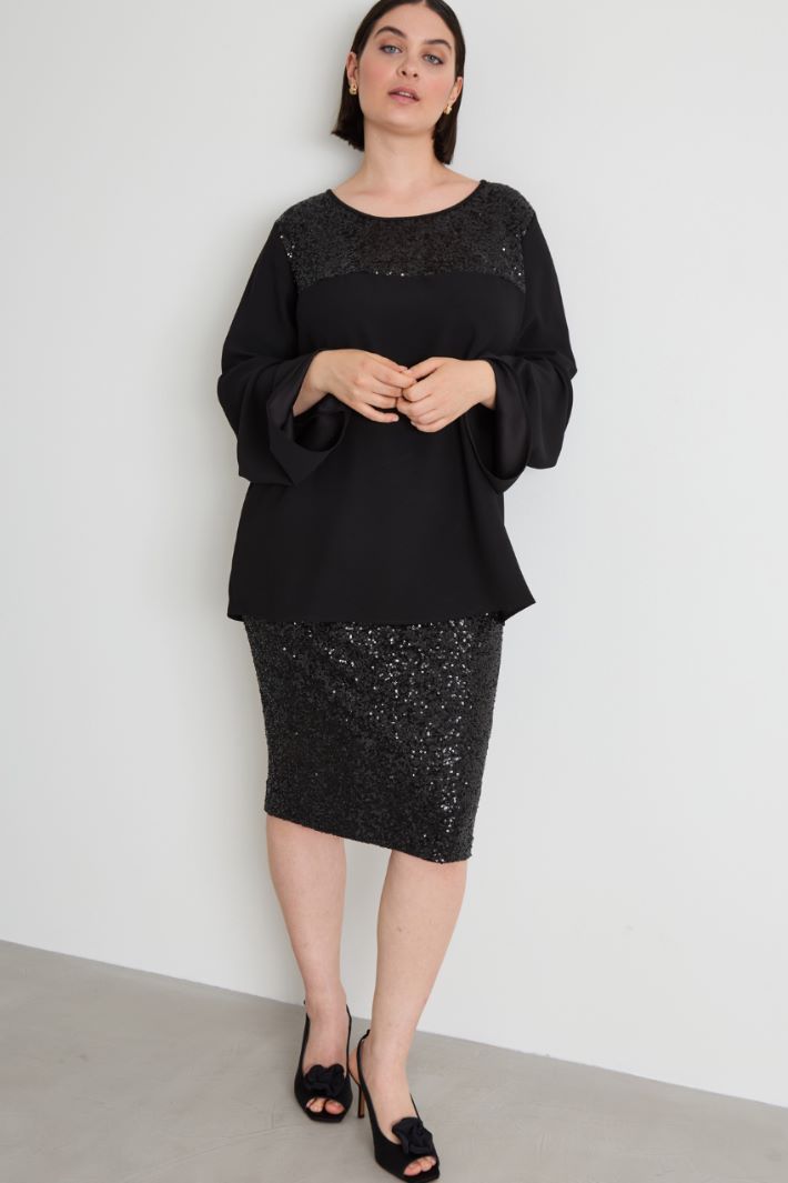 Sequinned blouse Intrend